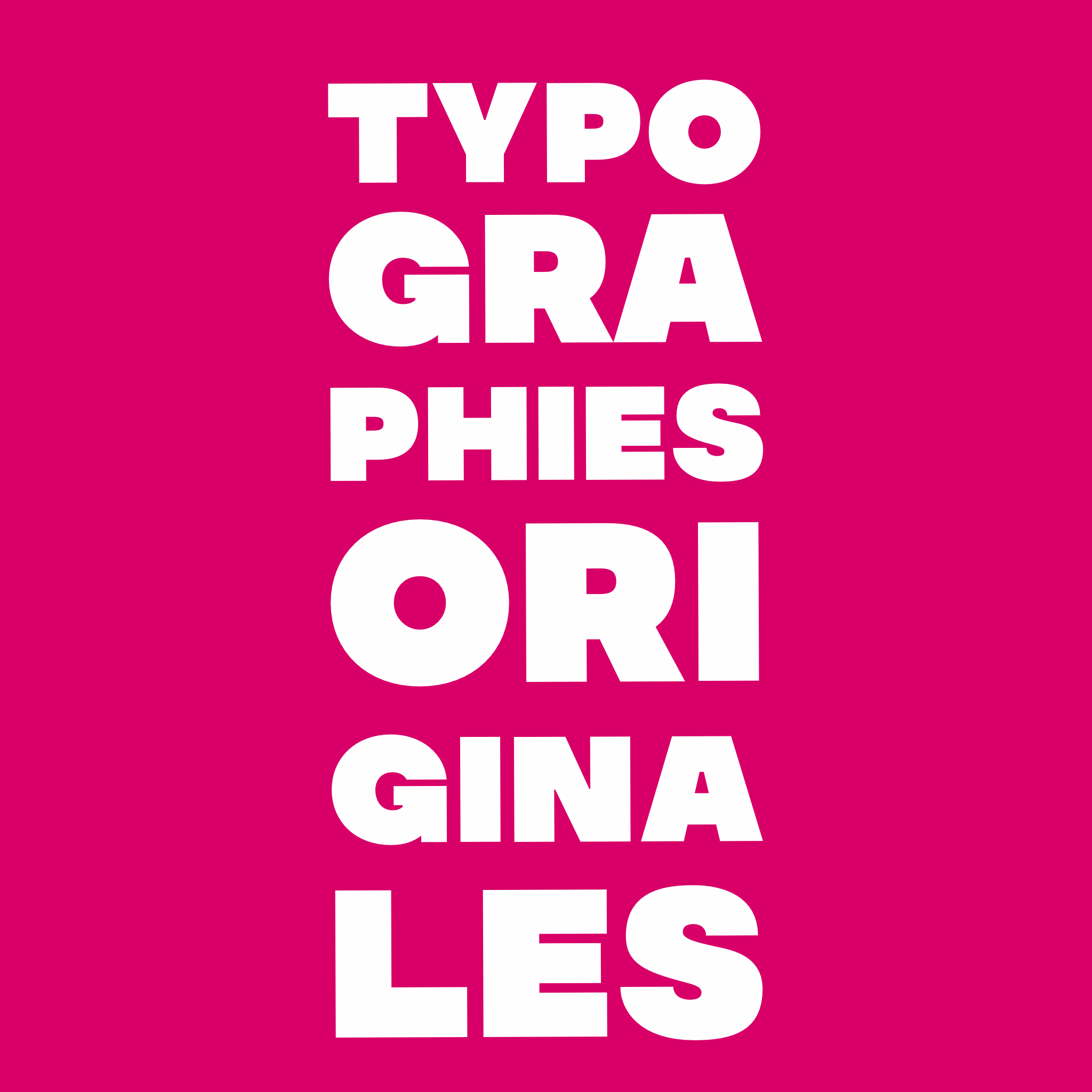 Typographies Originales : Nos 5 coups de coeur !